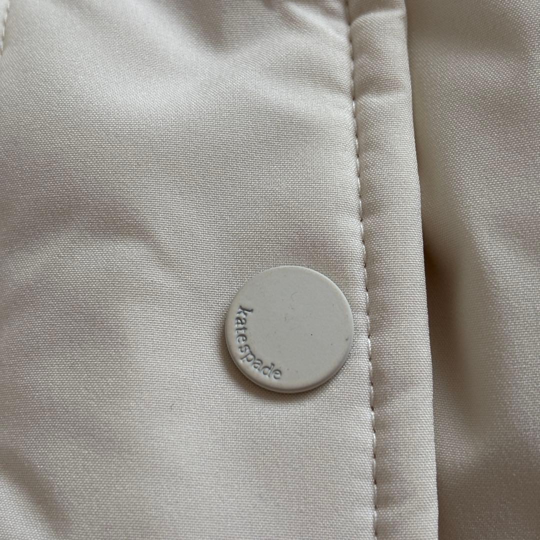 Kate Spadeケイトスペード フード付きロングダウンジャケットホワイトxs