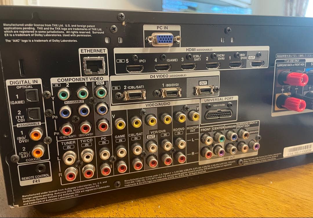 動作確認済　ONKYO TX-NA609 AVアンプ THX認証