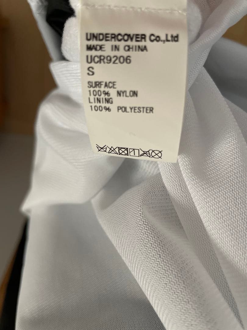 UNDER COVER ブラック ナイロンジャケット S UCR9206