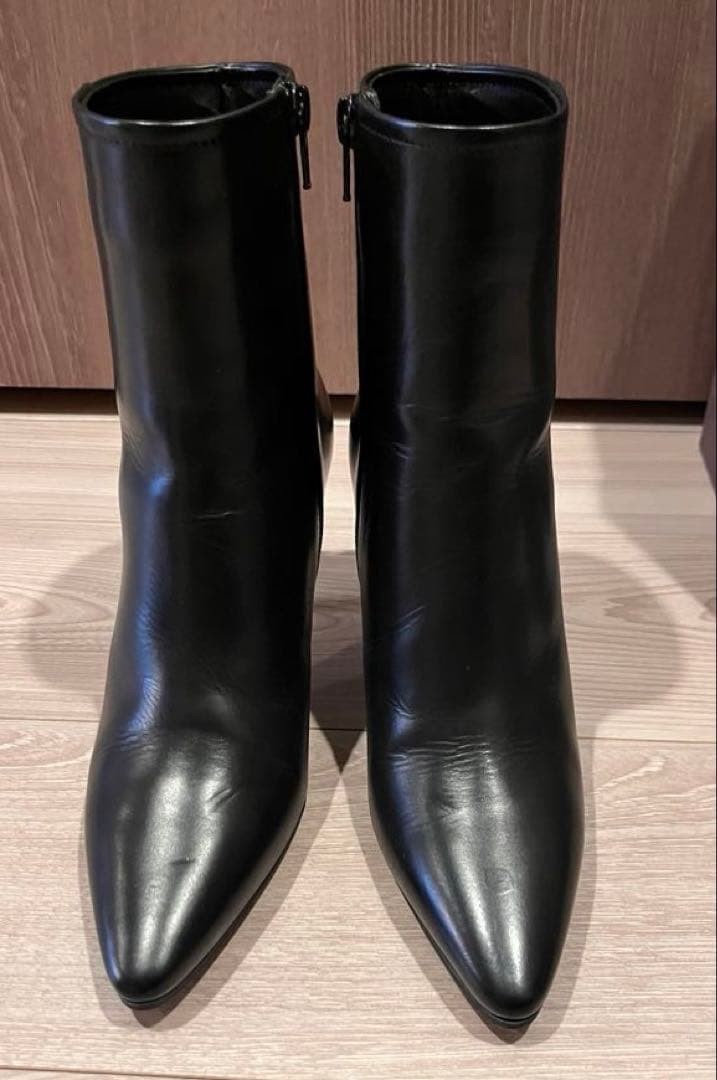 専用　PELLICO ペリーコ　ブラックレザー ポインテッドトゥ　ショートブーツ