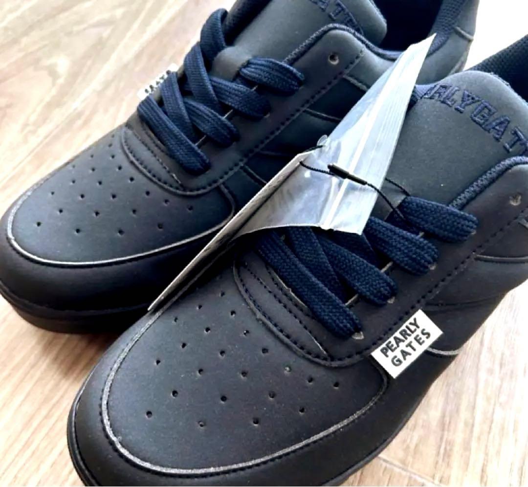 新品 PEARLY GATES パーリーゲイツ ゴルフシューズ　スパイク23.5