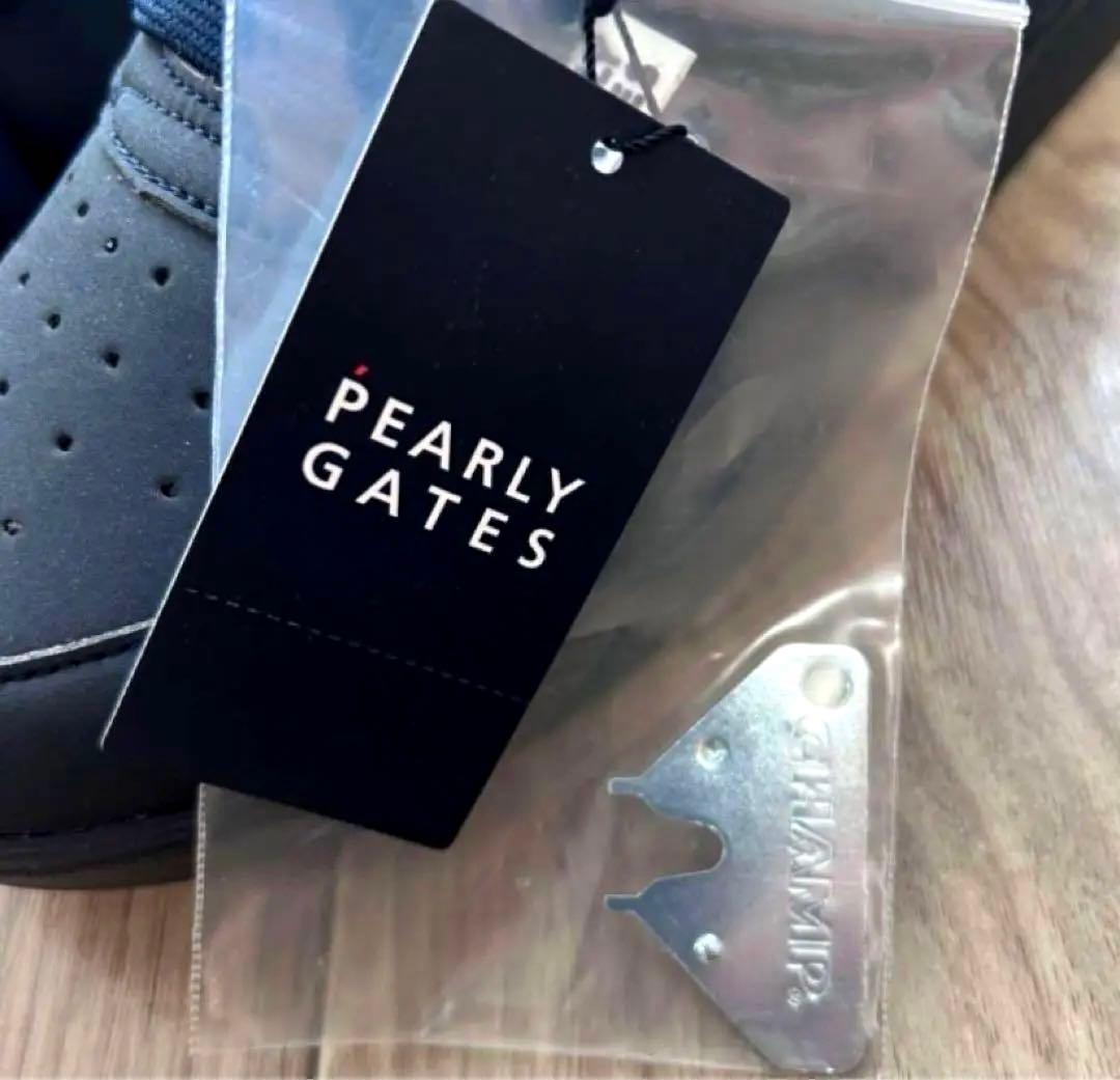新品 PEARLY GATES パーリーゲイツ ゴルフシューズ　スパイク23.5