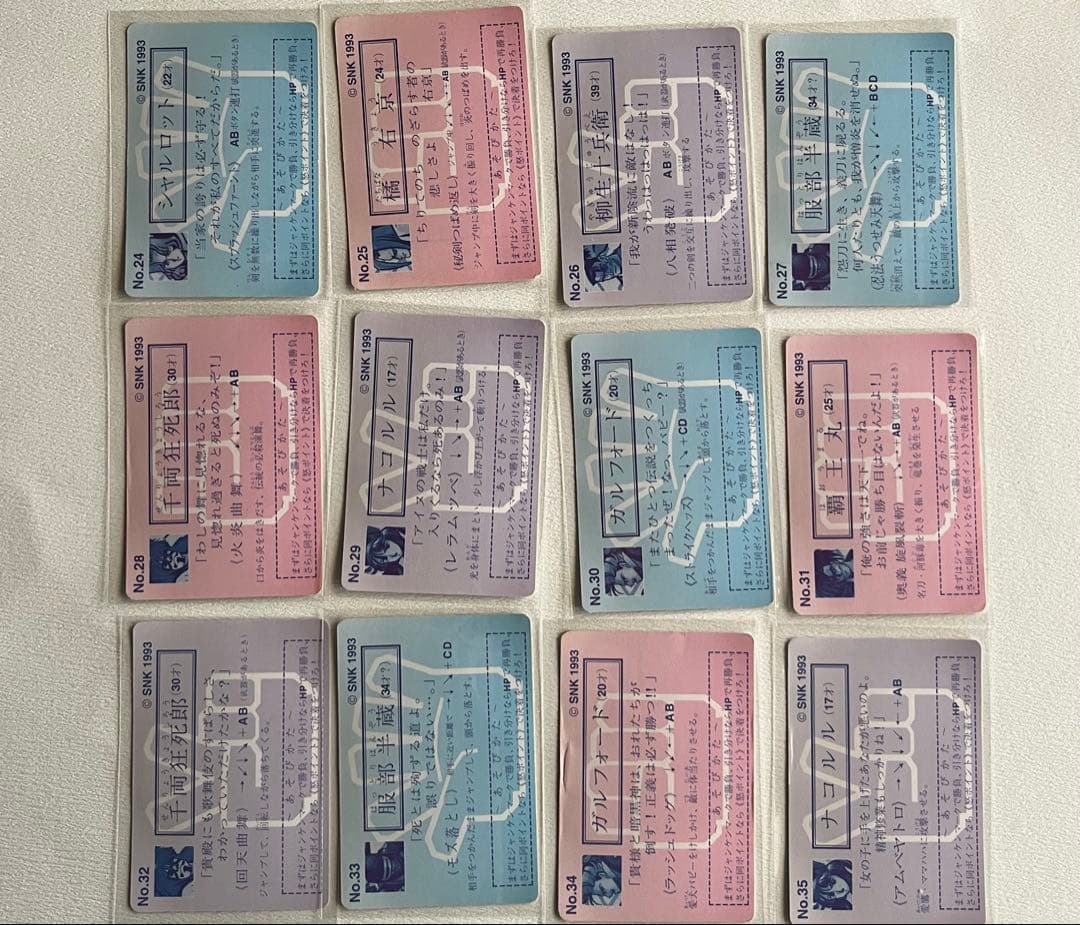 侍魂 ワールドヒーローズ2 龍虎の拳 ファイヤースープレックス トレカ105枚