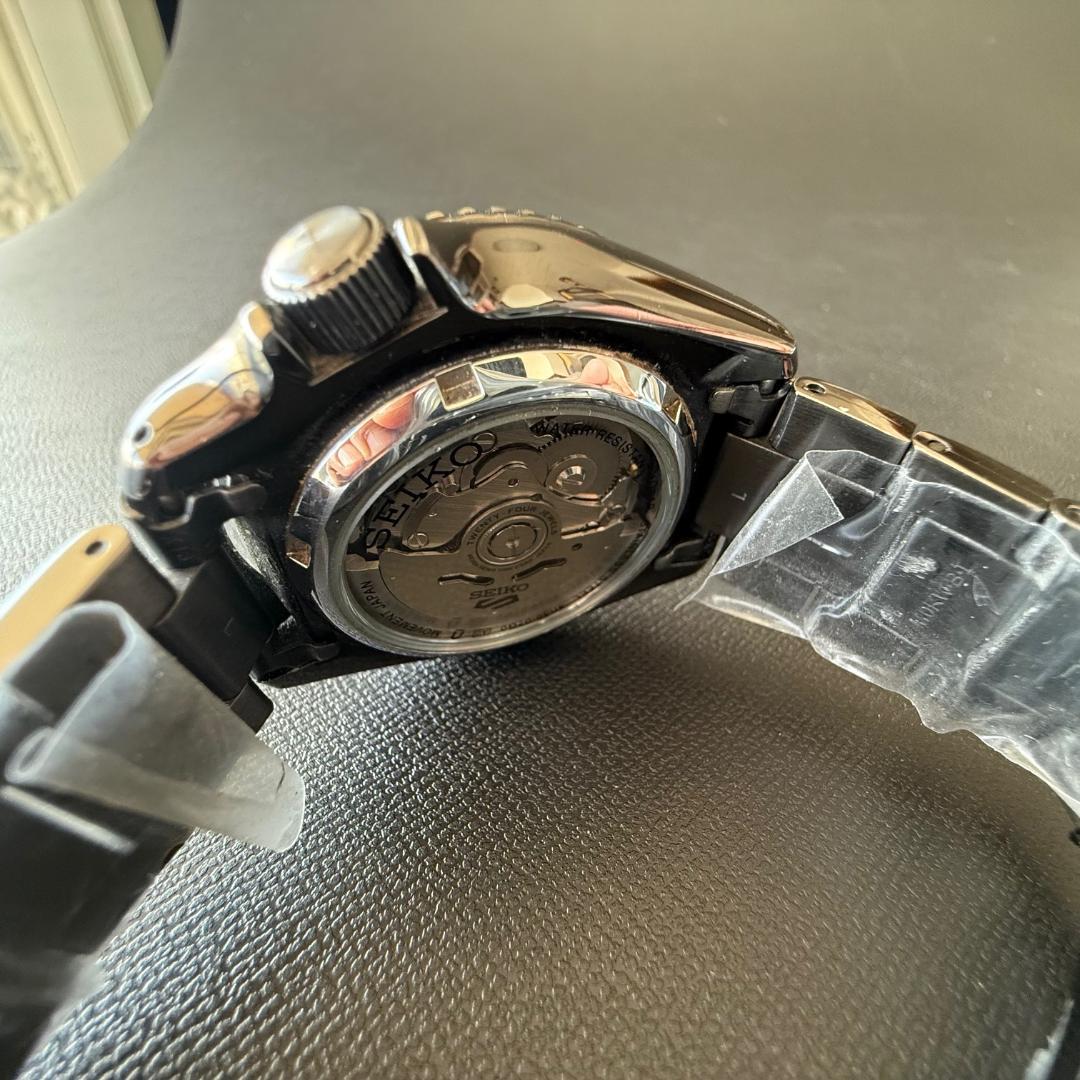 SEIKO 5SPORTS SRPD65K1 自動巻き時計 ガンメタル