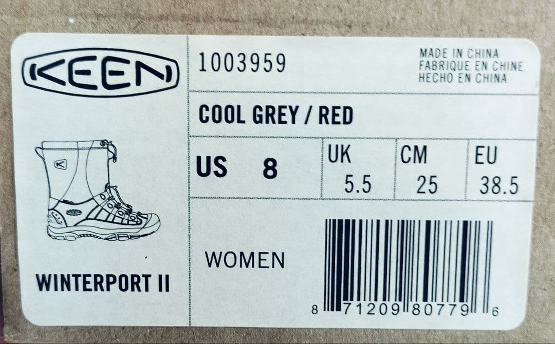 【未使用】KEEN WINTERPORT II 25cm