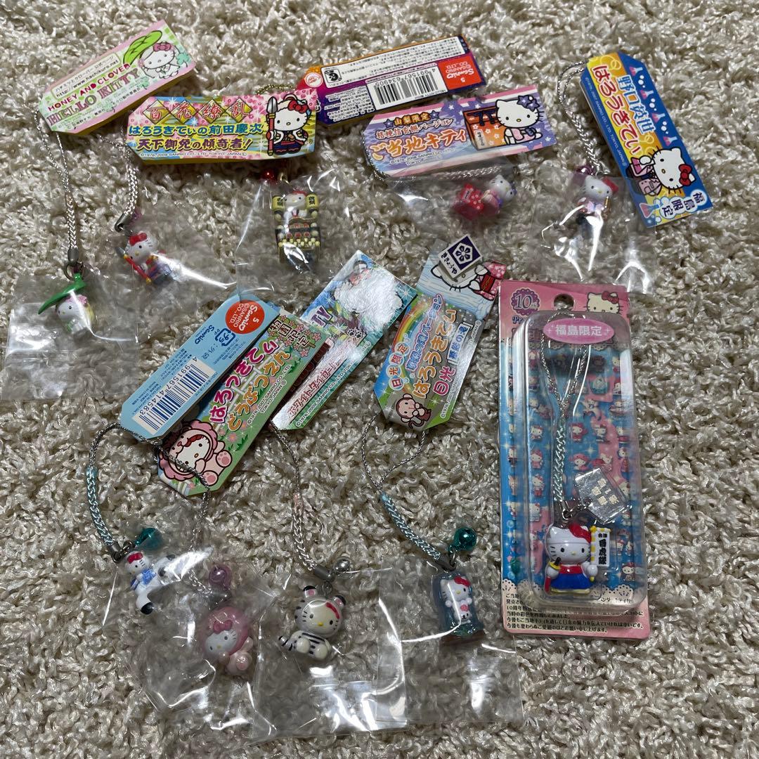 Y*u様 ハローキティ ご当地限定ストラップセット10個セット