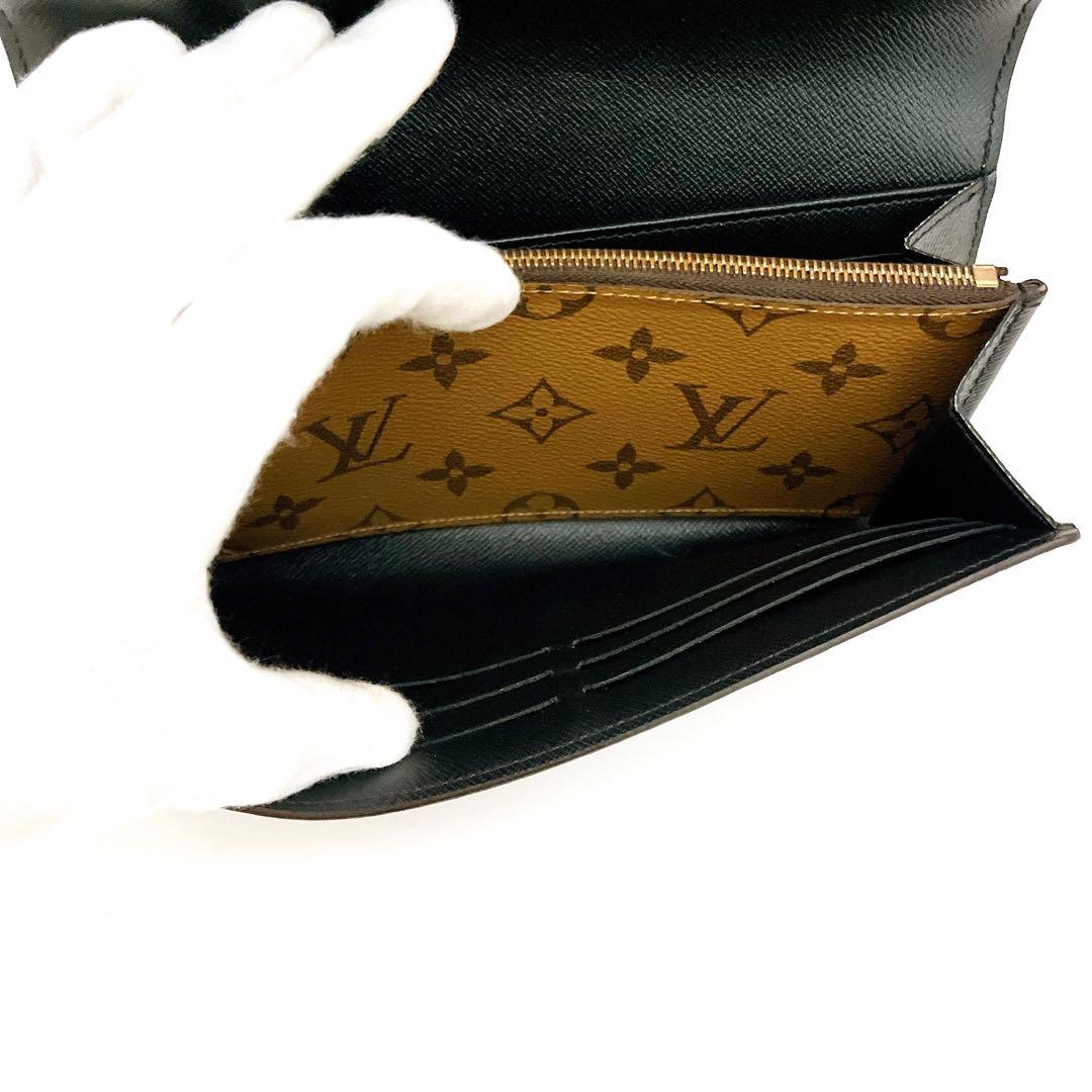 最新　ICチップ　モノグラム サラ　ジャイアント リバース 長財布　箱袋付き