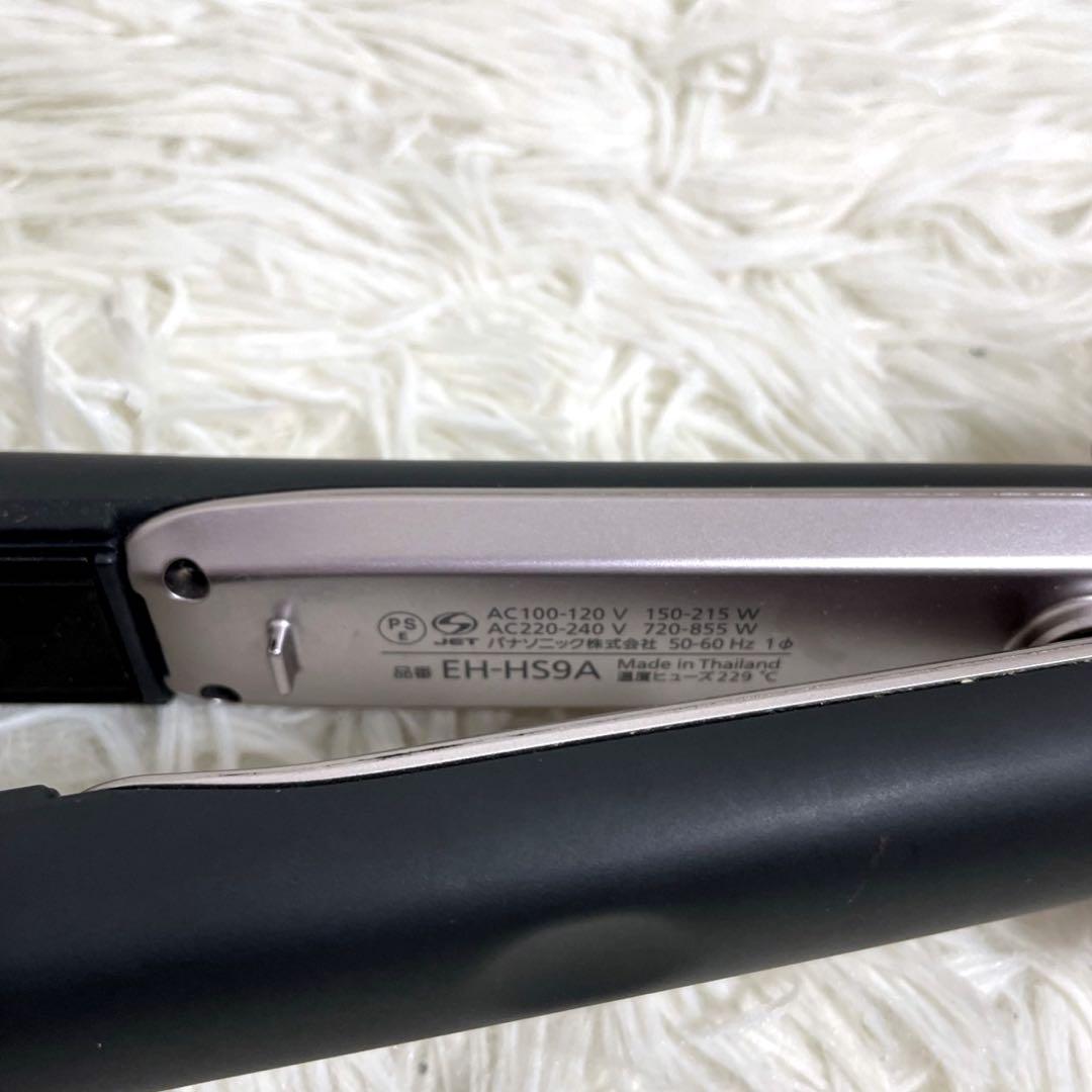 パナソニック EH-HS9A nanoe ナノケア ストレートアイロン ブラック