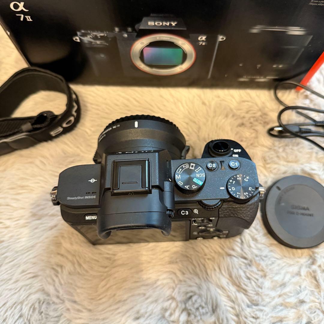SONY α7II SIGMA Canon EF コンバータ　レンズセット