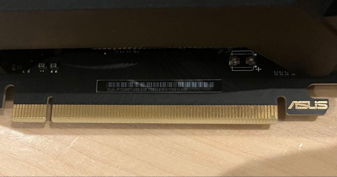 中古 ASUS GEFORCE RTX 3060Ti 8G デュアルファン