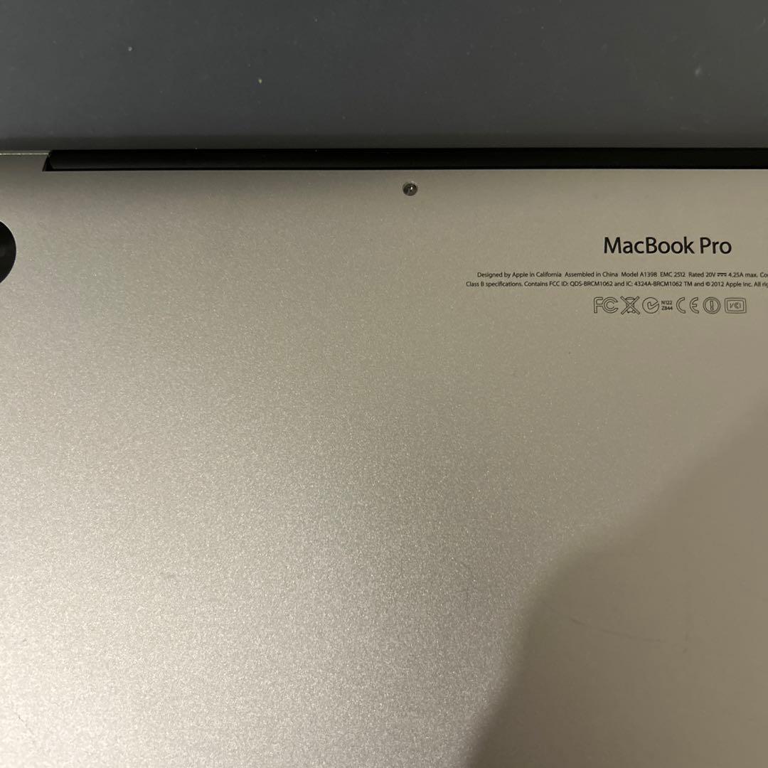 Apple MacBook Pro (Retina, Mid 2012) 本体