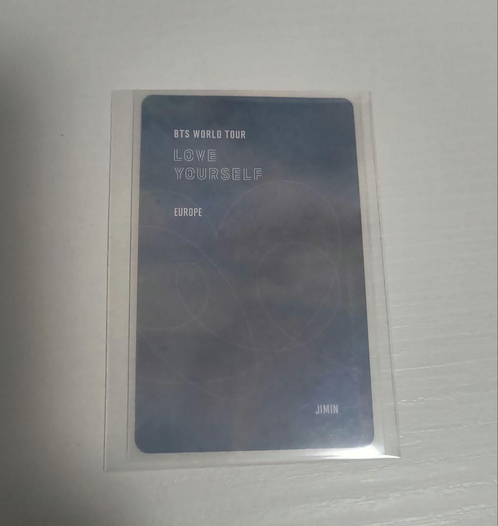 BTS EUROPE DVD JIMIN トレカ Love Yourself