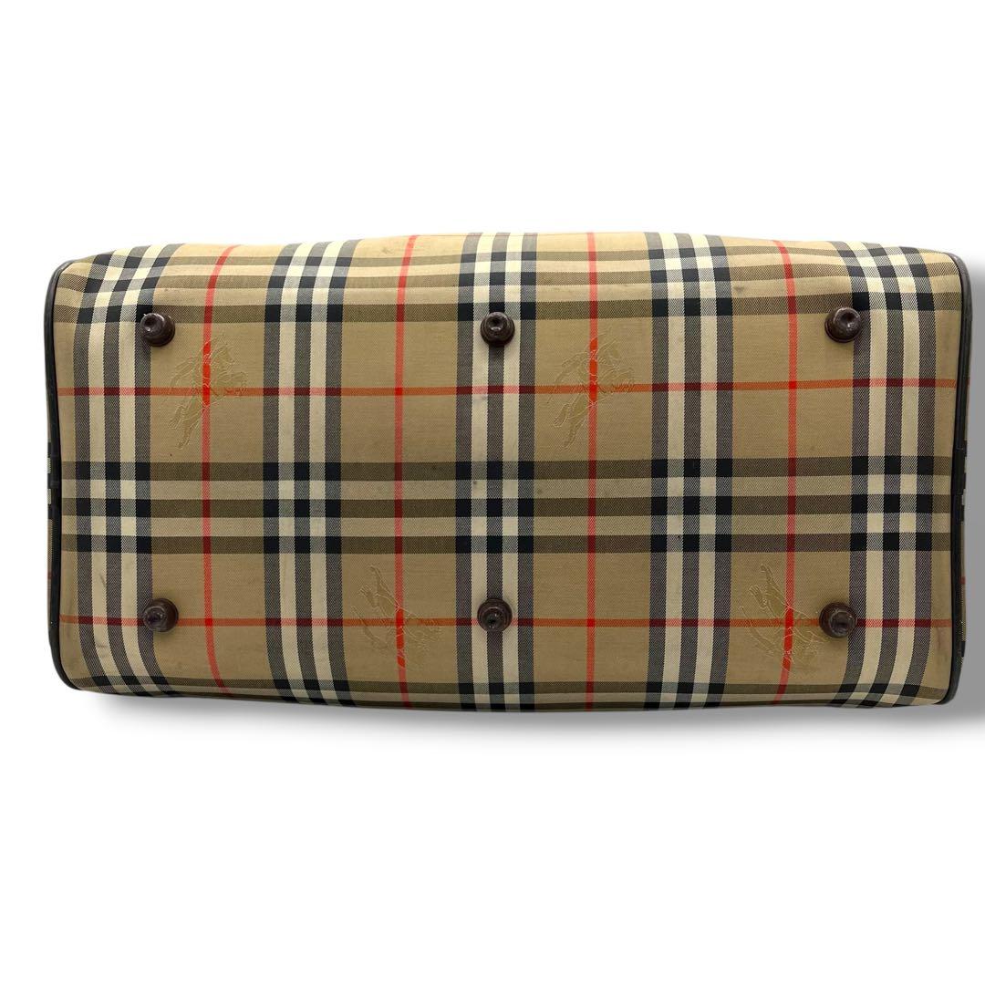 Burberry バーバリー ボストンバッグ A4 ノバチェック 423