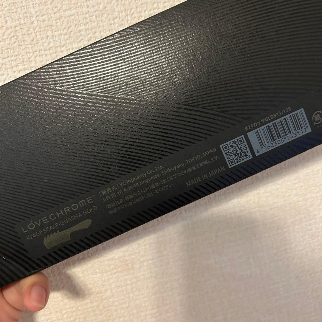 【新品】LOVE CHROME ラブクロム K24GP スカルプカッサ GOLD