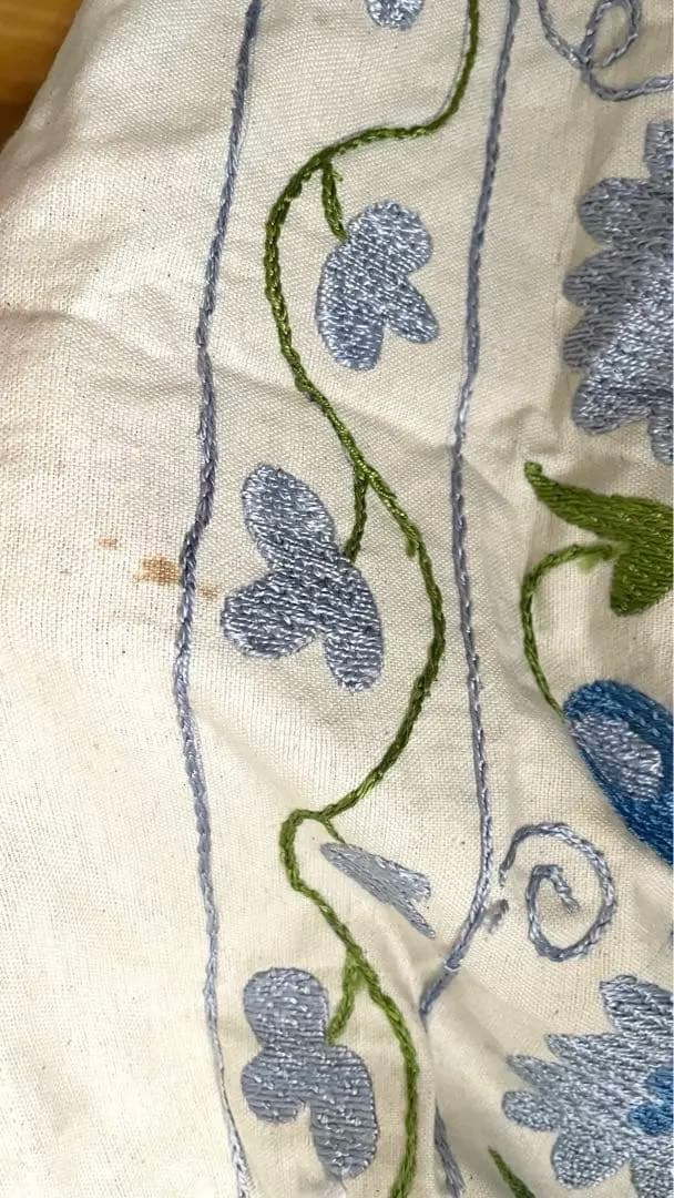 槙*様 ウズベキスタン スザニ刺繍　ソファカバー　ベッドカバー