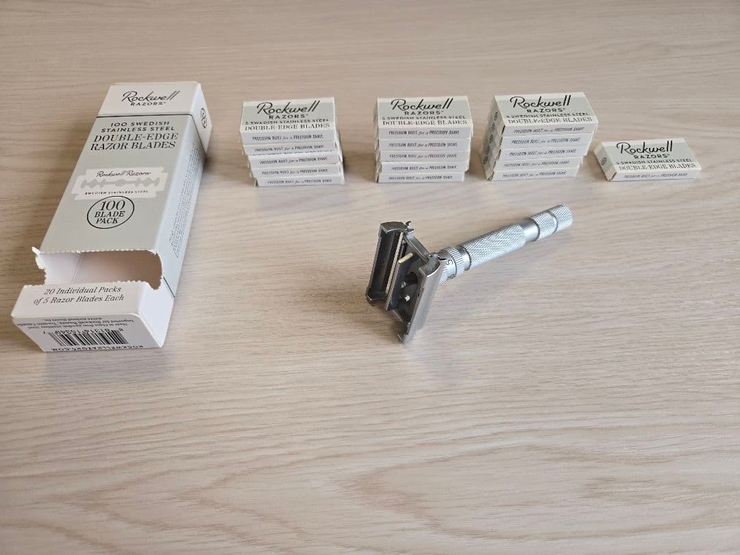 ロックウェルレイザー T2 本体+純正替刃80枚