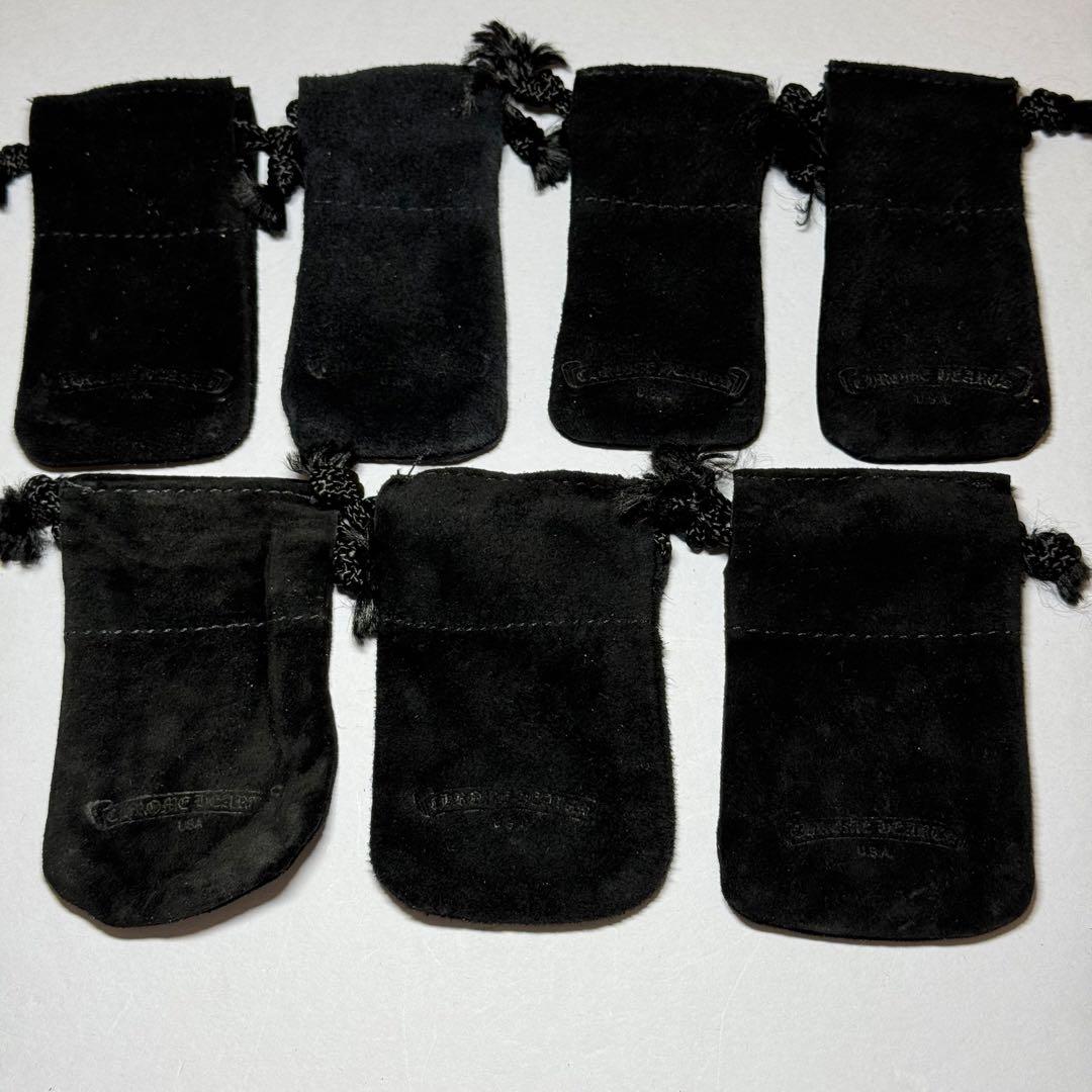 クロムハーツ 革袋 レザーポーチ 保存袋 小サイズ 7枚セット ②