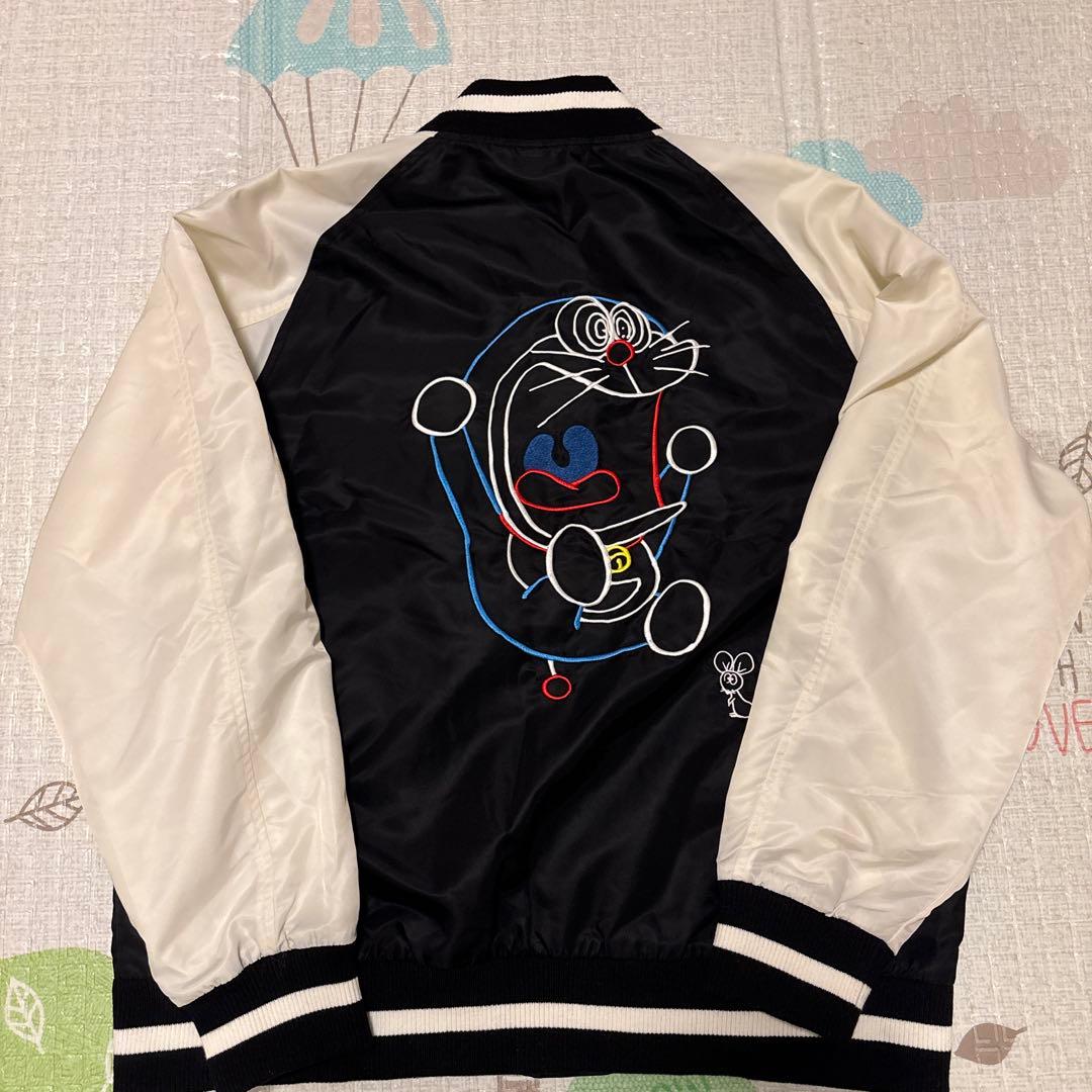 週末セール graniph ドラえもん スカジャン M ブラック/ホワイト