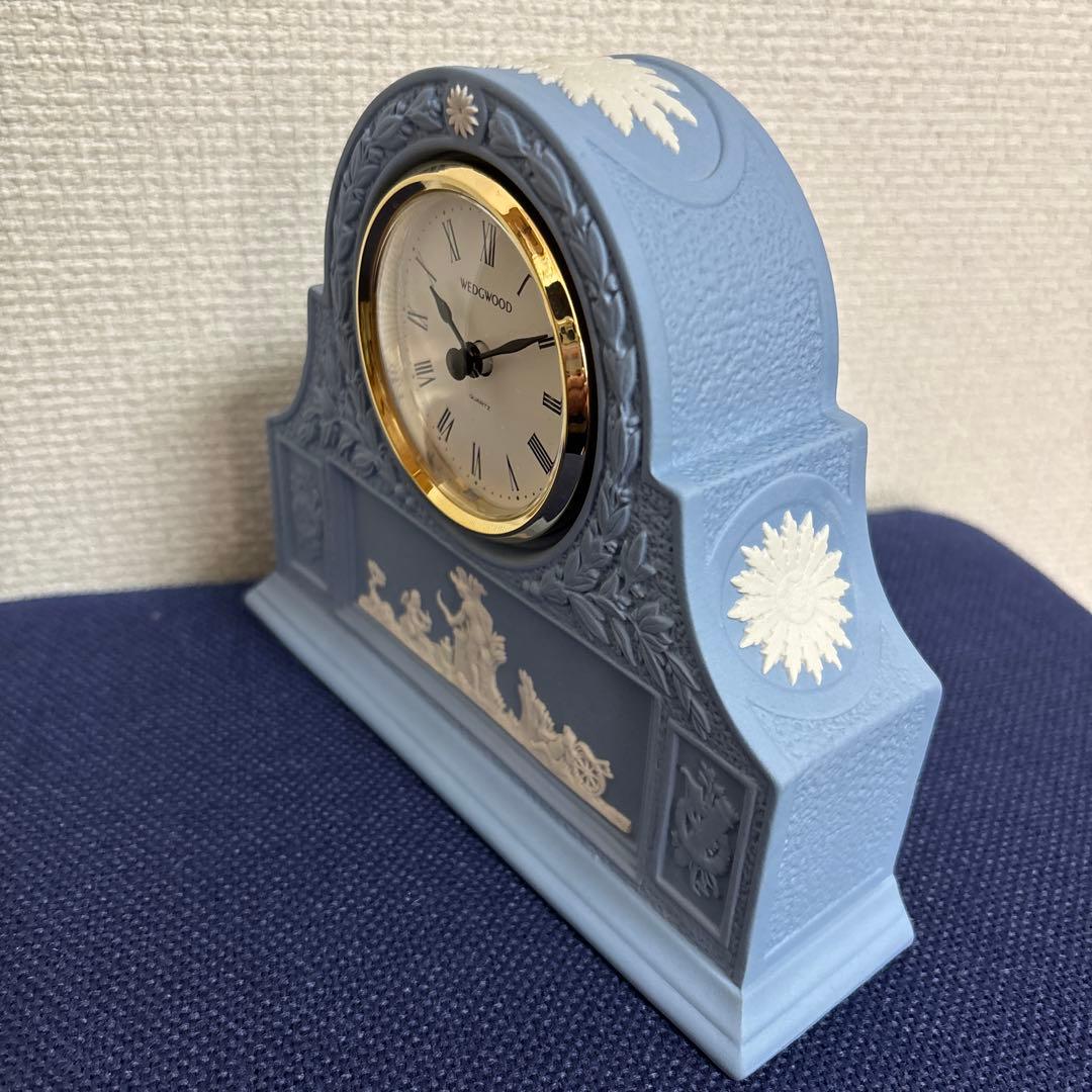 ウェッジウッド　ジャスパー　置時計