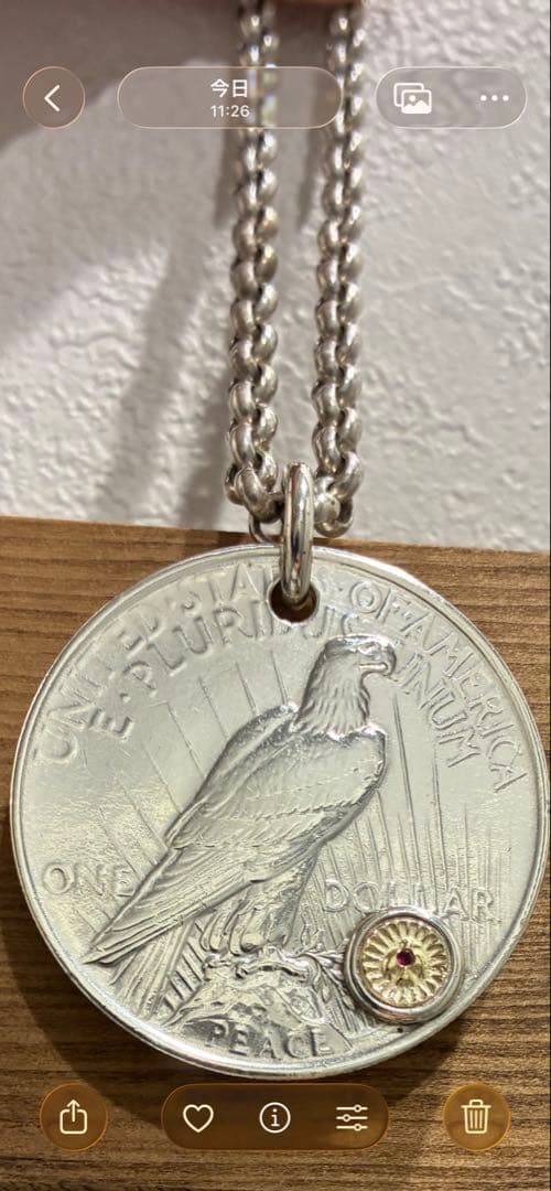 ウイングロックモルガン・ダラー ネックレス 1921年製