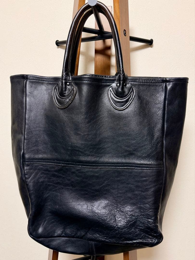 VANSON レザートートバック ブラック