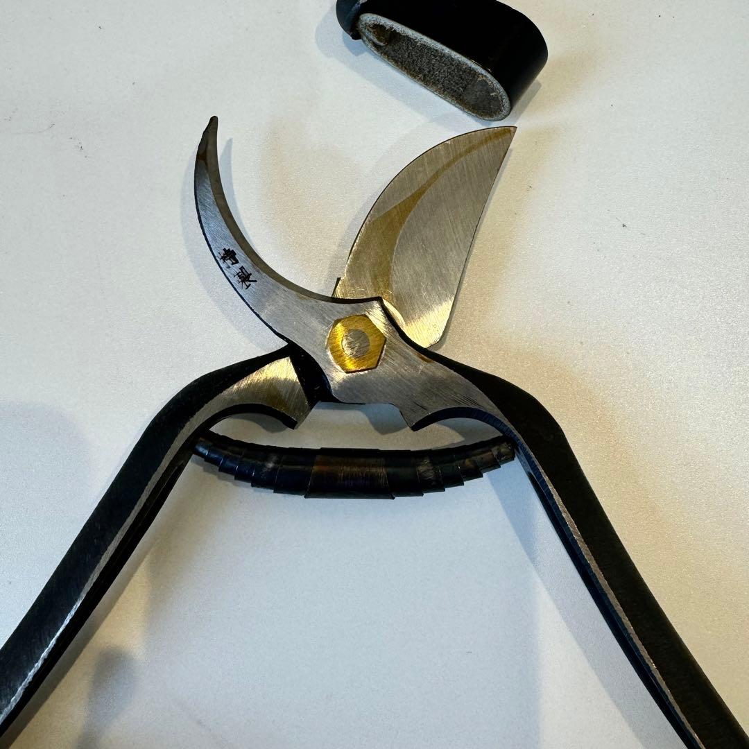 【阿武隈川】剪定鋏 特製 アゴ止式　約18cm 箱付き　6本セット　① ②