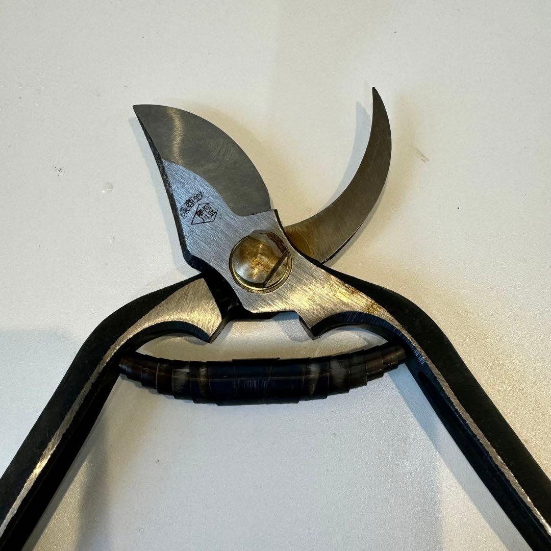 【阿武隈川】剪定鋏 特製 アゴ止式　約18cm 箱付き　6本セット　① ②