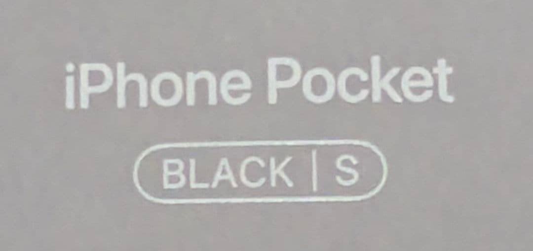 Apple iPhone Pocket ISSEY MIYAKE ショート 黒