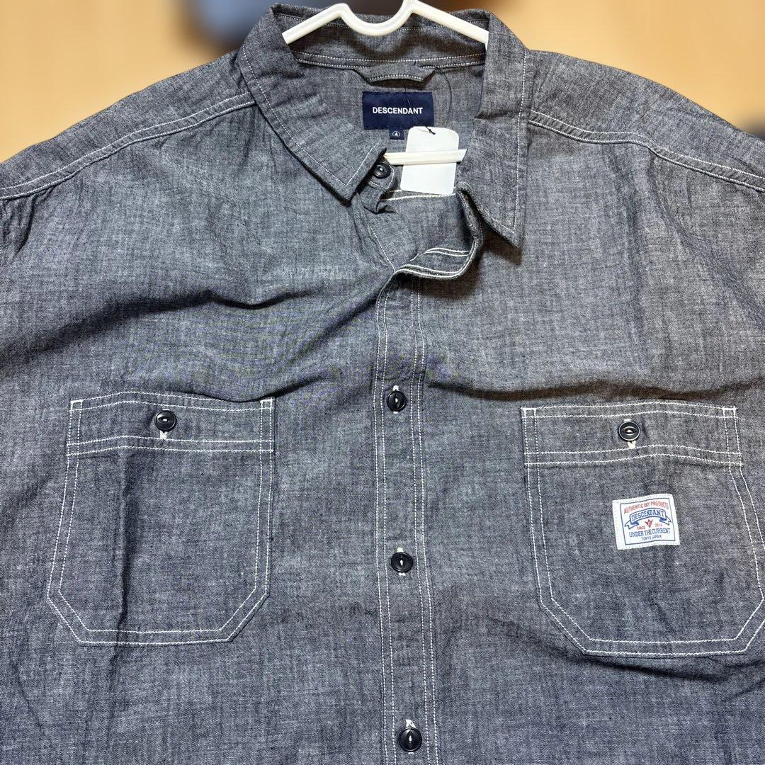 ディセンダント グレーシャンブレーシャツ サイズ4