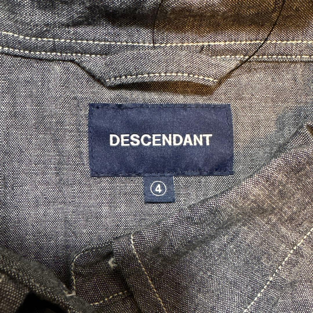 ディセンダント グレーシャンブレーシャツ サイズ4