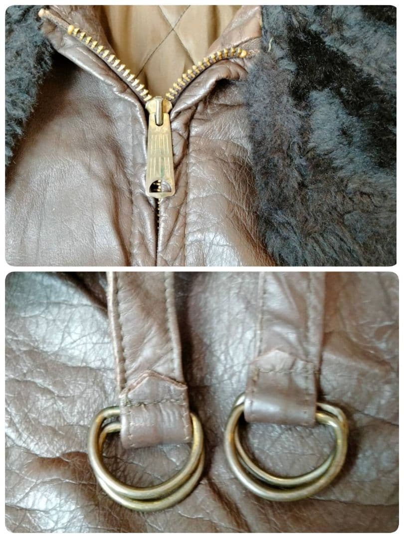 90s vintage【y2k】G1　A2　フライトジャケット　レザージャケット