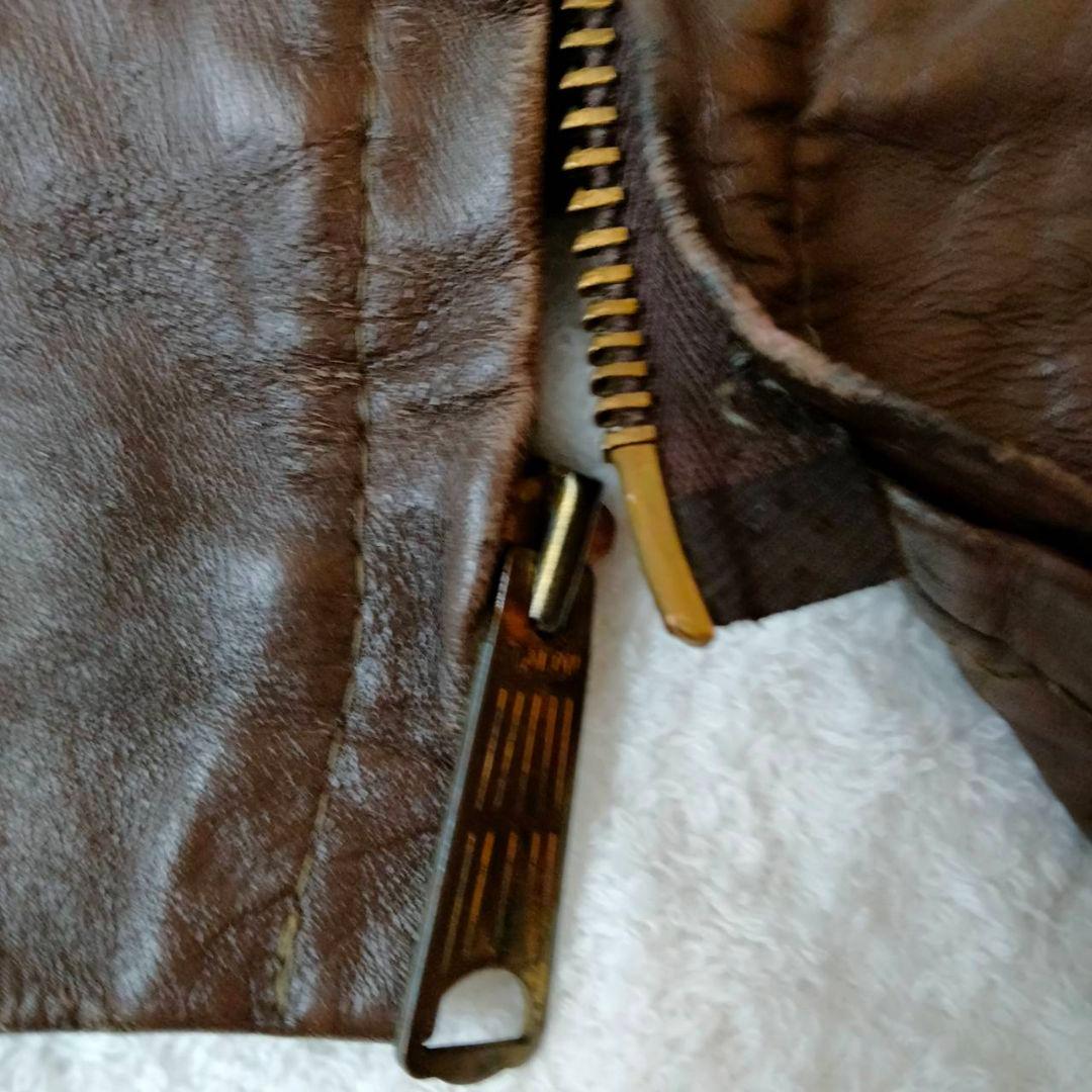 90s vintage【y2k】G1　A2　フライトジャケット　レザージャケット