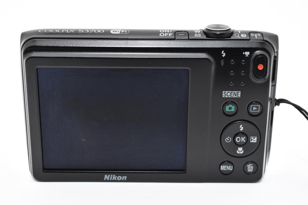 【美品】Nikon COOLPIX S3700 ブラック　動作確認済
