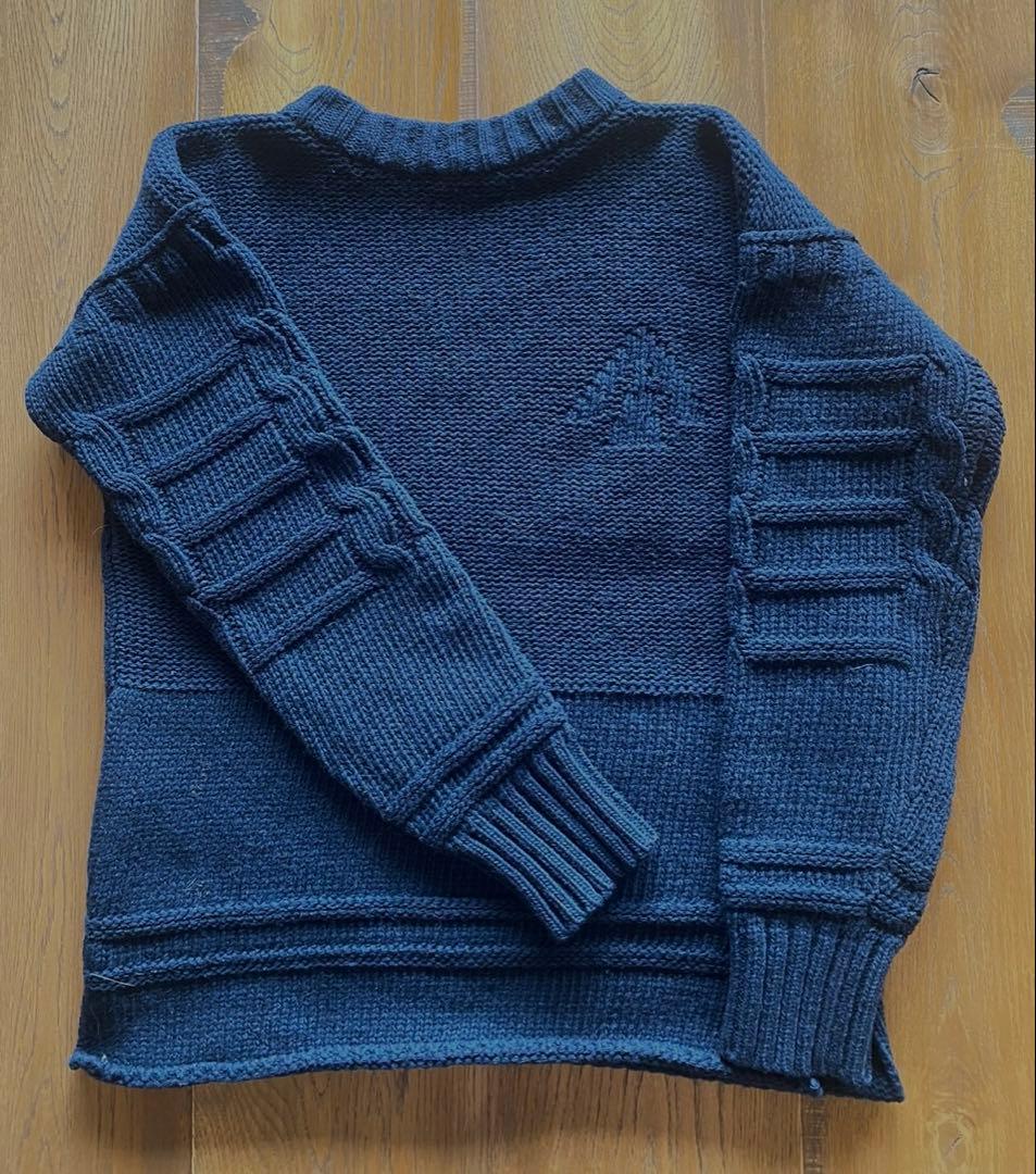 トップス Nigel Cabourn 2-way cable knit sweater