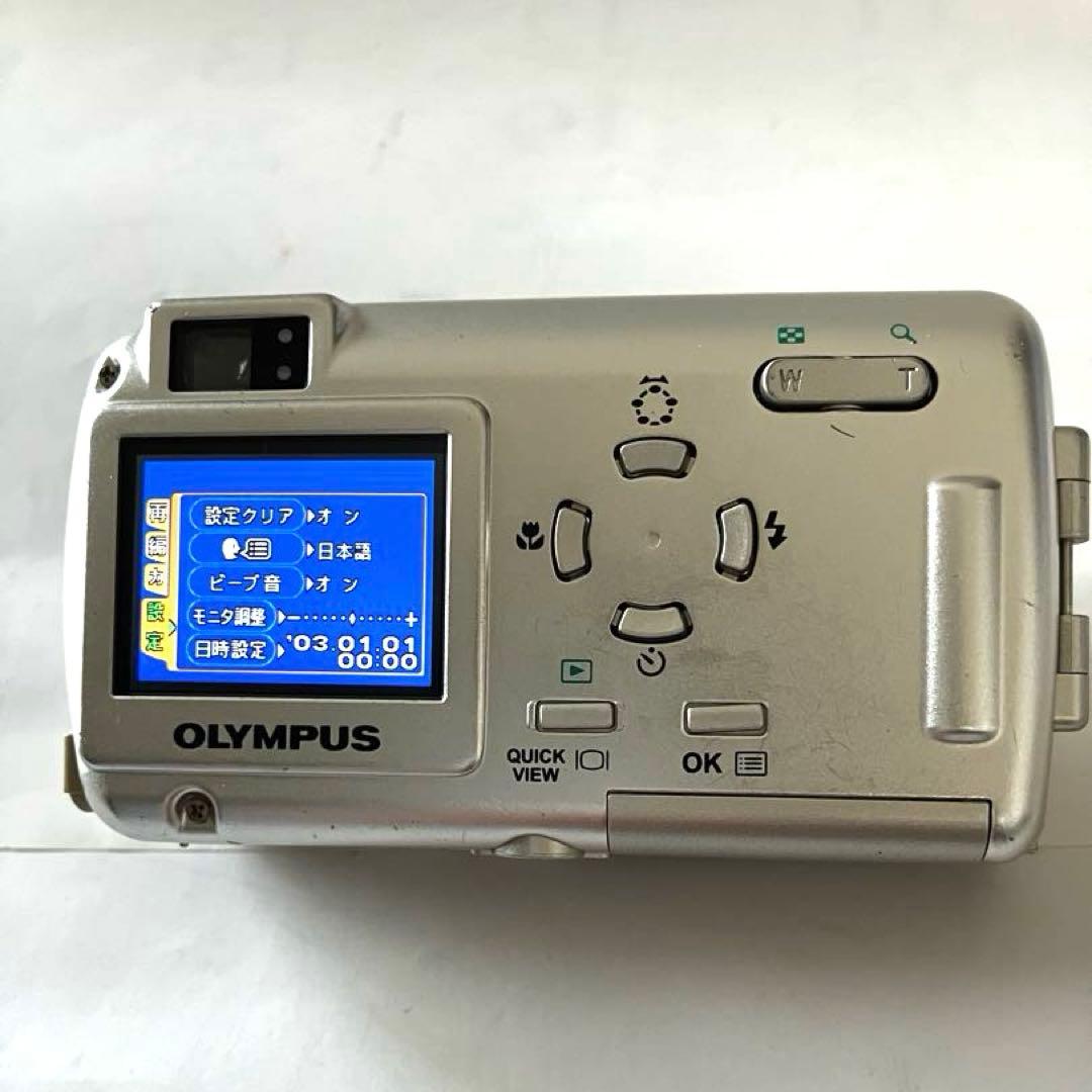 OLYMPUS μ-10 コンパクトデジタルカメラ シルバー