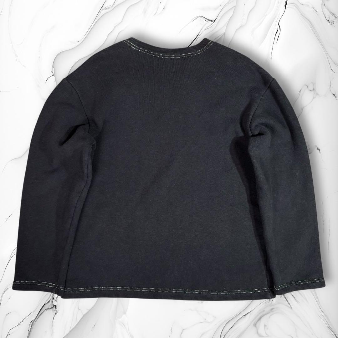 《02AW》コムデギャルソンオム 田中オム ヘヴィーウェイトスウェット 黒