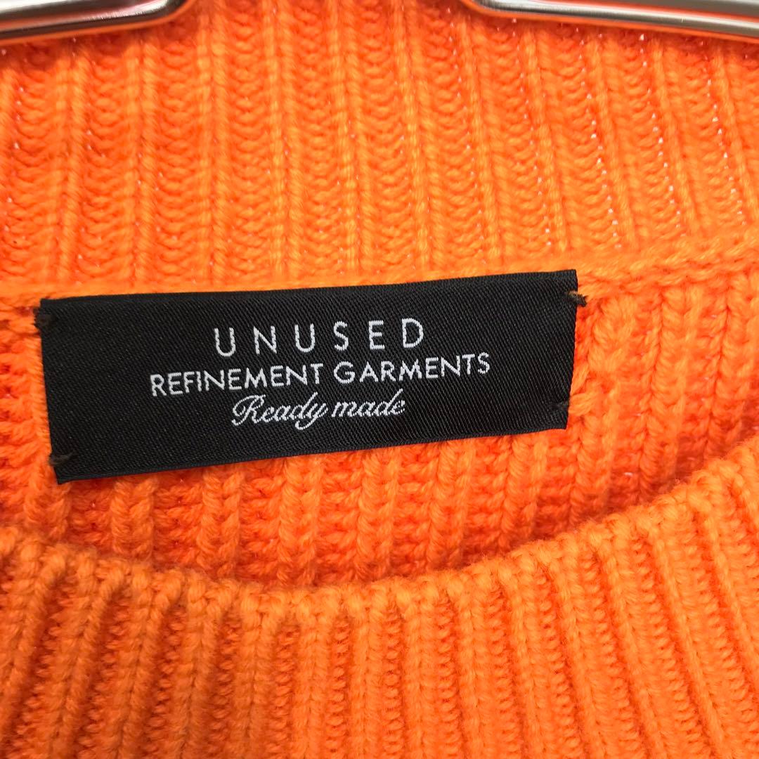 アンユーズド　セーター　2　オレンジ　カシミヤ