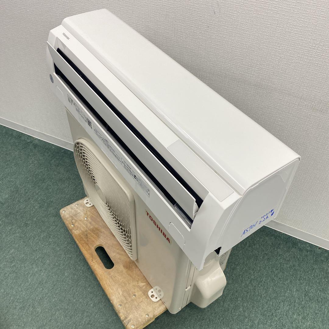 ＊1年保証＊東芝 2022年製 6畳用エアコン 標準取付込みAS701