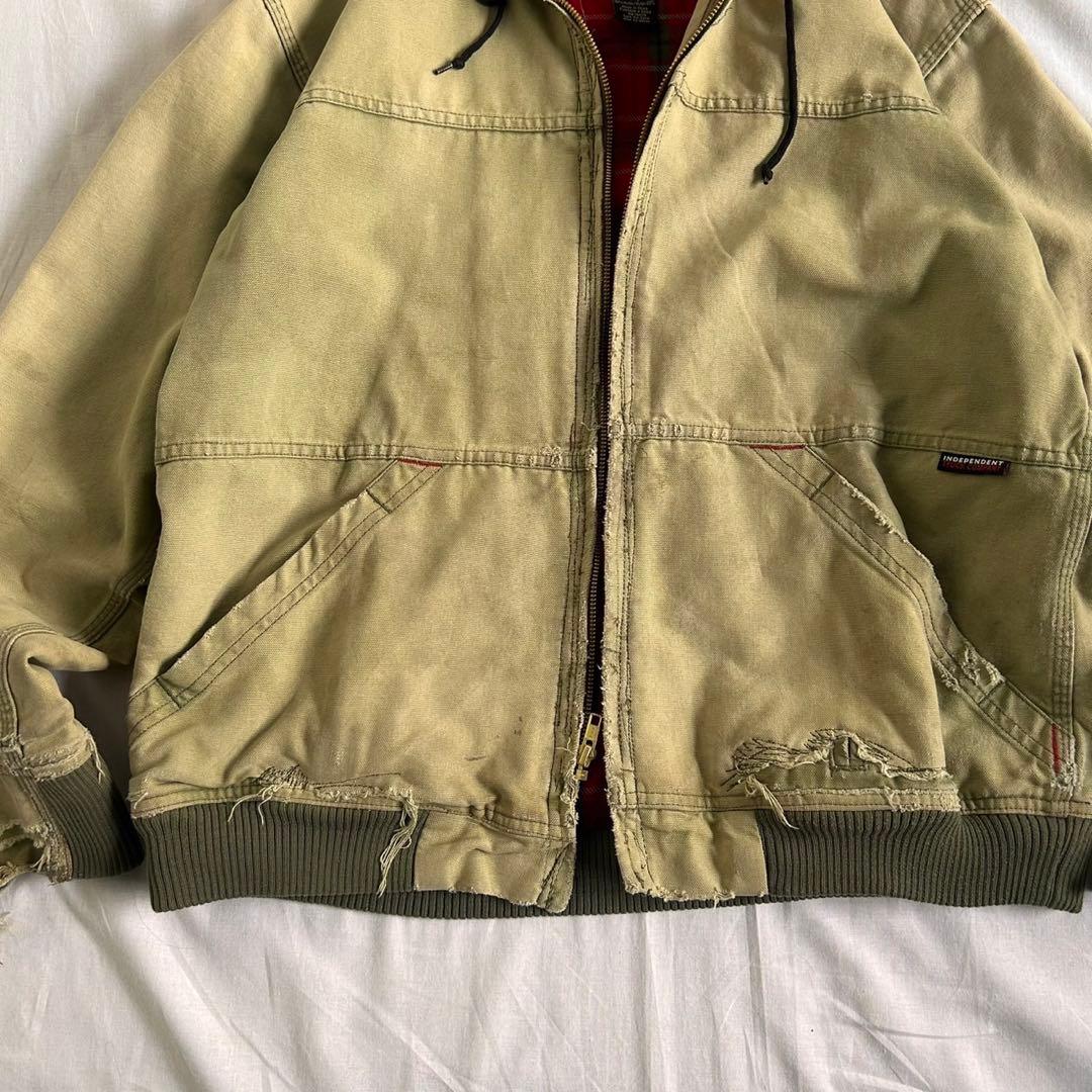 90's Independent duck hooded ジャケット　古着