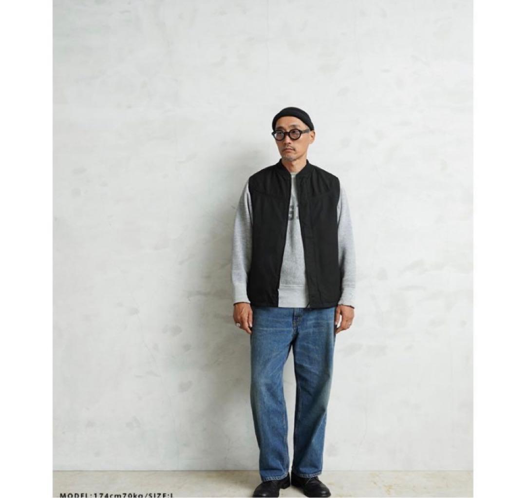 Towncraft × WAIPER ノースリーブベスト M ブラック　試着