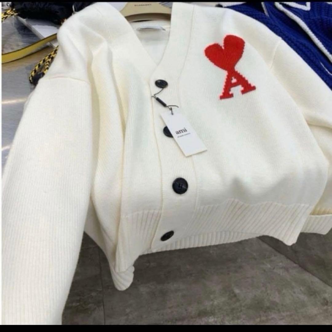 Ami Paris カーディガン ハート刺繍Ｍ