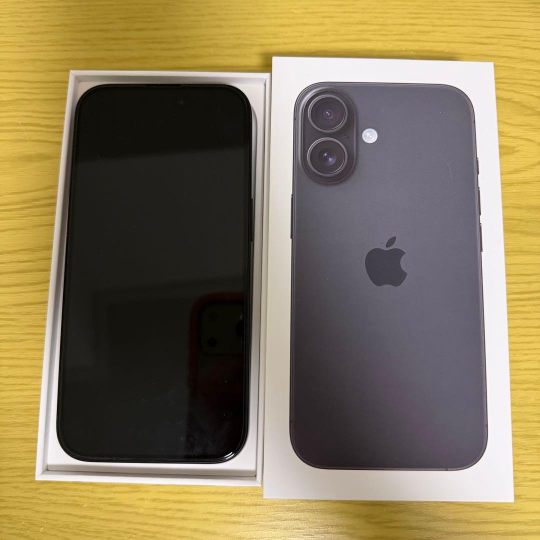 最終値下げ【極美品】iPhone16 ブラック 128GB バッテリー100%