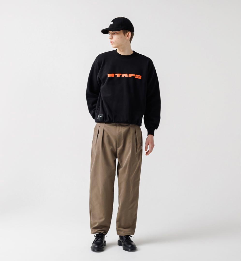 WTAPS BRICK SWEATER COTTON 中古品　ブラック　Ｌ