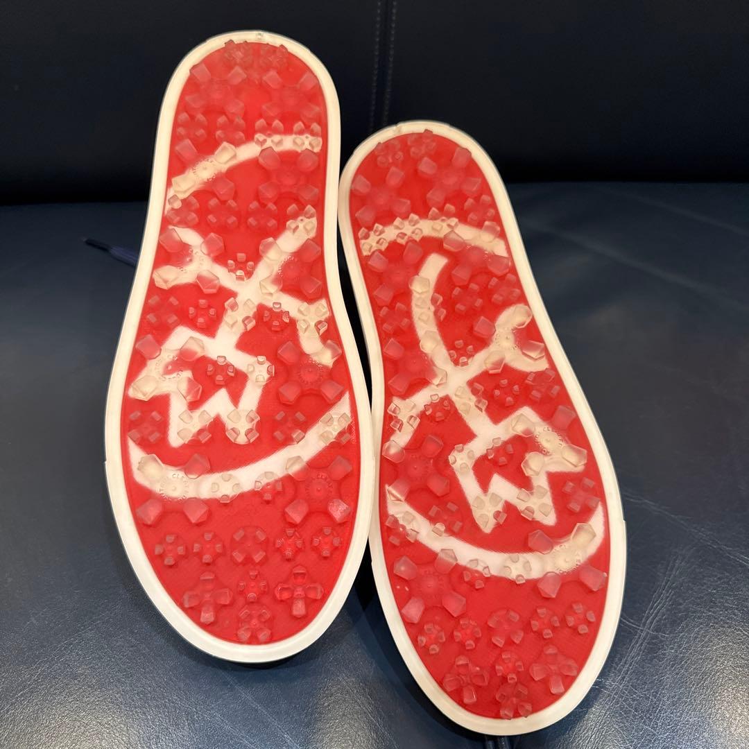 試着のみ。CASTELBAJAC ゴルフシューズ ホワイト24.0