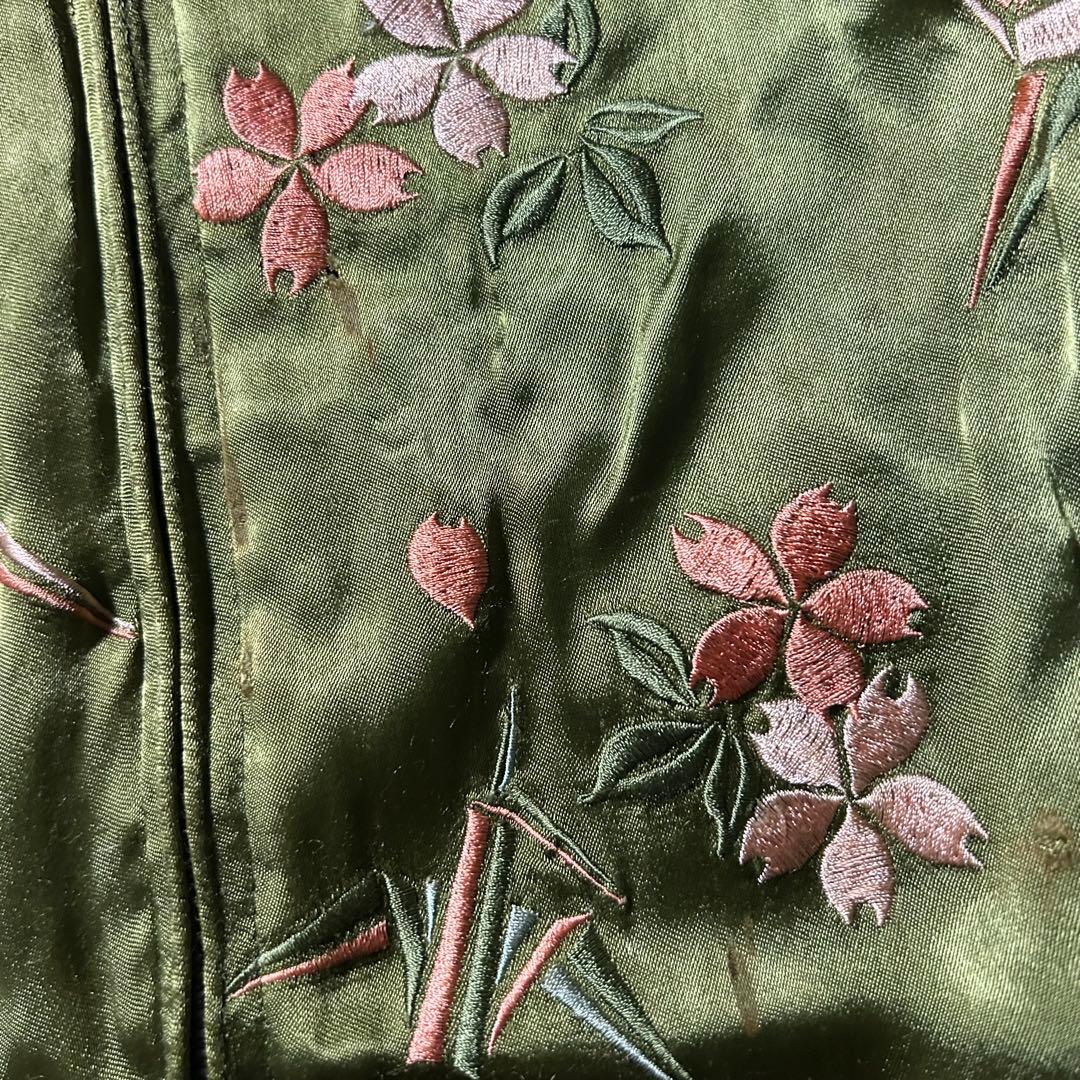 （NA）SLOW ZIP 70s ヴィンテージ スカジャン リバーシブルレーヨン