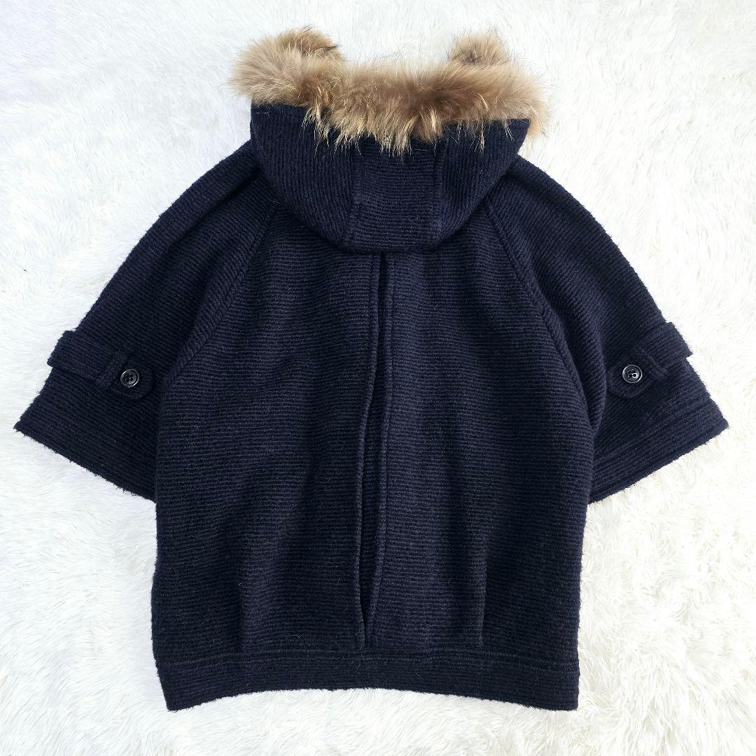 希少✨バーバリーブルーレーベル ダッフルコート ネイビー 38