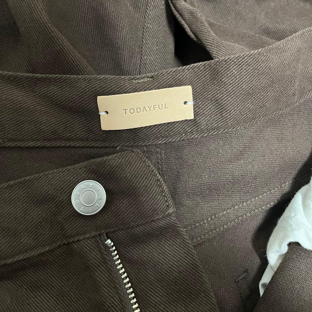 TODAYFUL トゥデイフル Cary's Denim ブラウン 26インチ