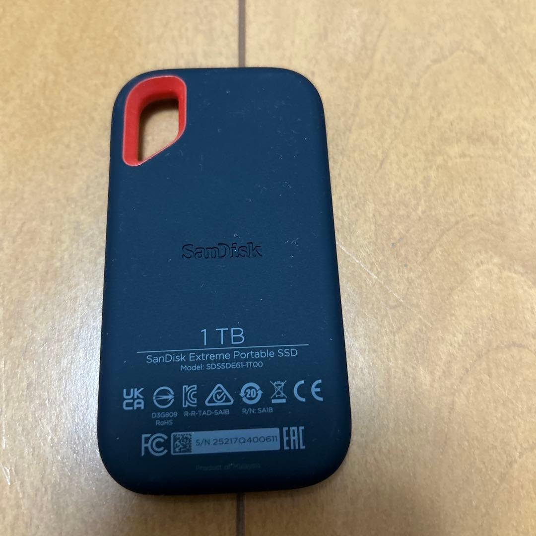 SanDisk Extreme ポータブルSSD 1TB 未使用 箱なし
