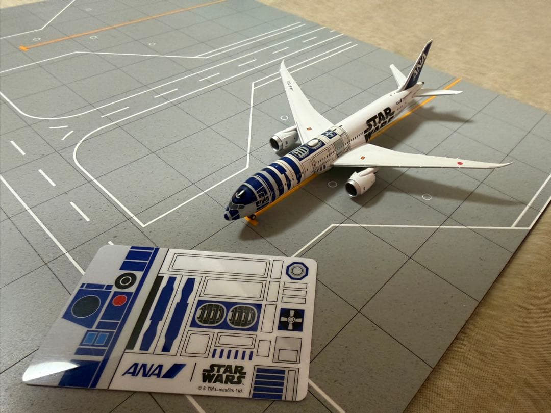 ANA STARWARS塗装 模型 JA873A 1/400