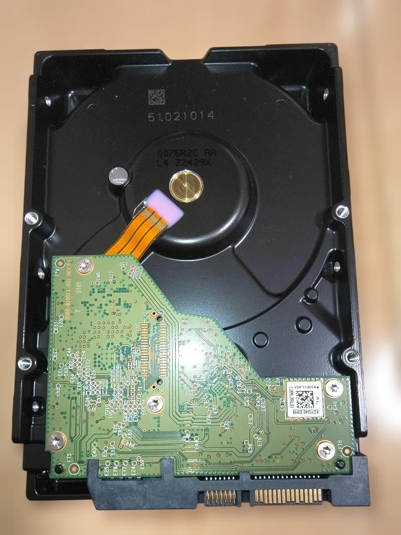 ほぼ新品 WD30EURX 3TB 3.5インチ内蔵HDD 使用時間1時間